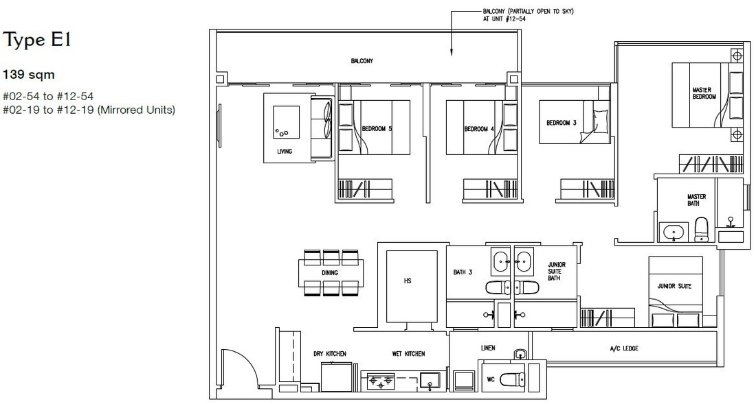 Forestville EC Woodlands - 5 bedroom floorplan