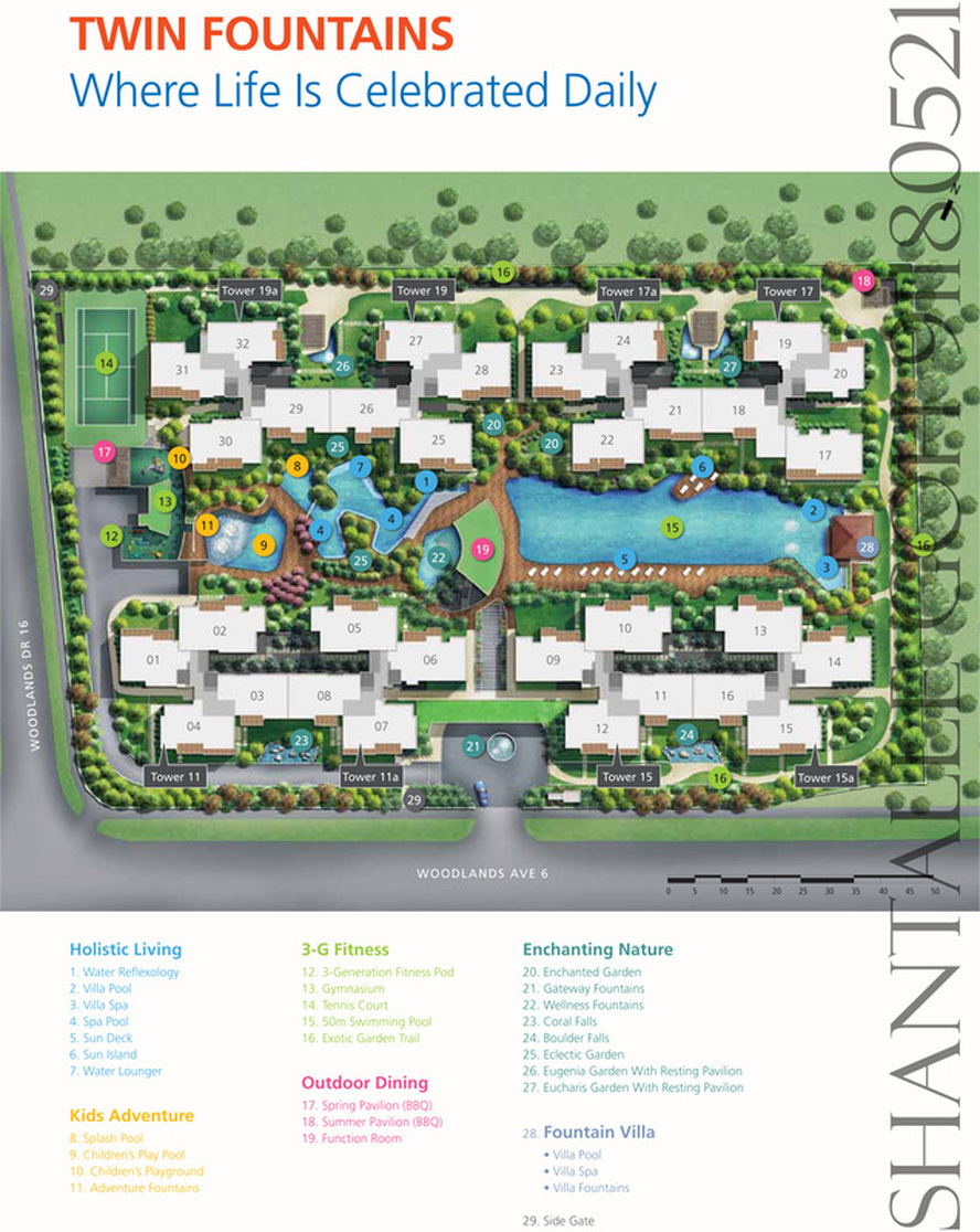 Site Plan - Twin Fountains EC at Woodlands