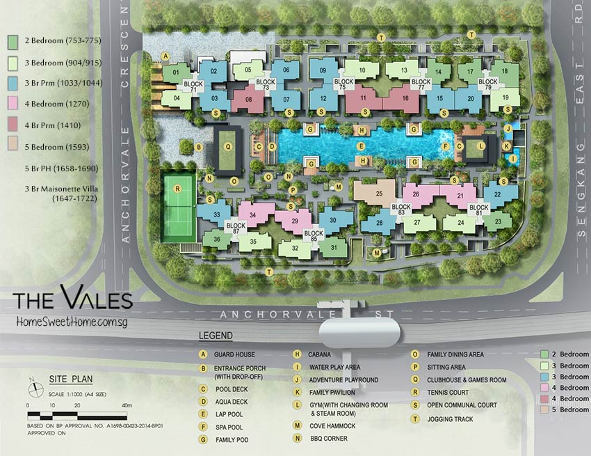 The Vales EC - Seng Kang (North East Singapore) Site Plan, Showroom, Showflat Opening Hours