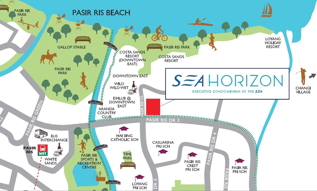 Sea Horizon Condo EC Pasir Ris - Showflat, Price, Location Map, Site plan, Floor Plans, Unit Size and Layout, New Launch, PSF