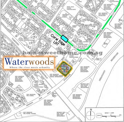 Waterwooods EC Location Map with Site Plan