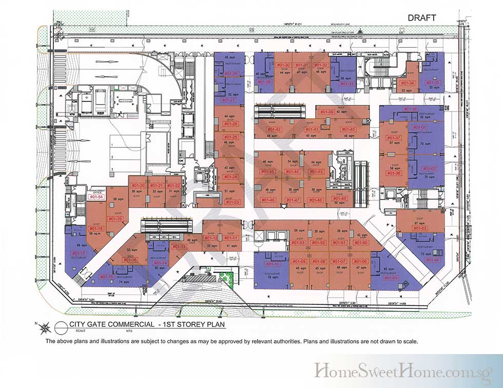 CityGate Commercial Ground Floor Site Plan