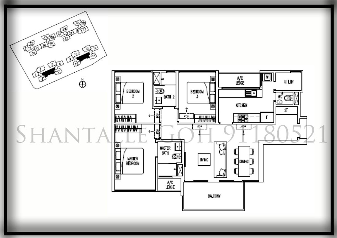 Twin fountains ec floor plans 3 bedroom vista home is available