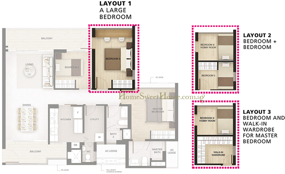 The Criterion - Flexi Layout Floor Plans