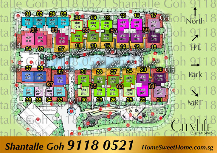 CityLife Ec at Tampines Shantalle Goh Site Plan