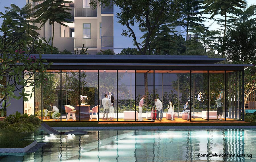 Le Quest Showflat - Swimming Pool and Clubhouse